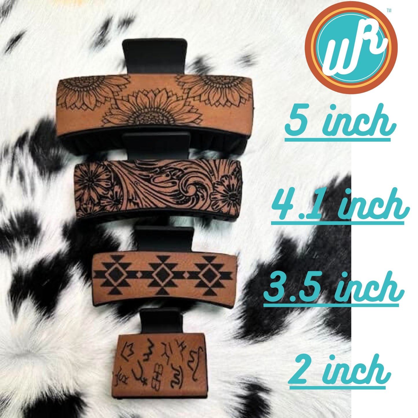 Paisley 4.1" Claw Clip