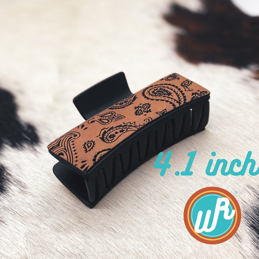 Paisley 4.1" Claw Clip