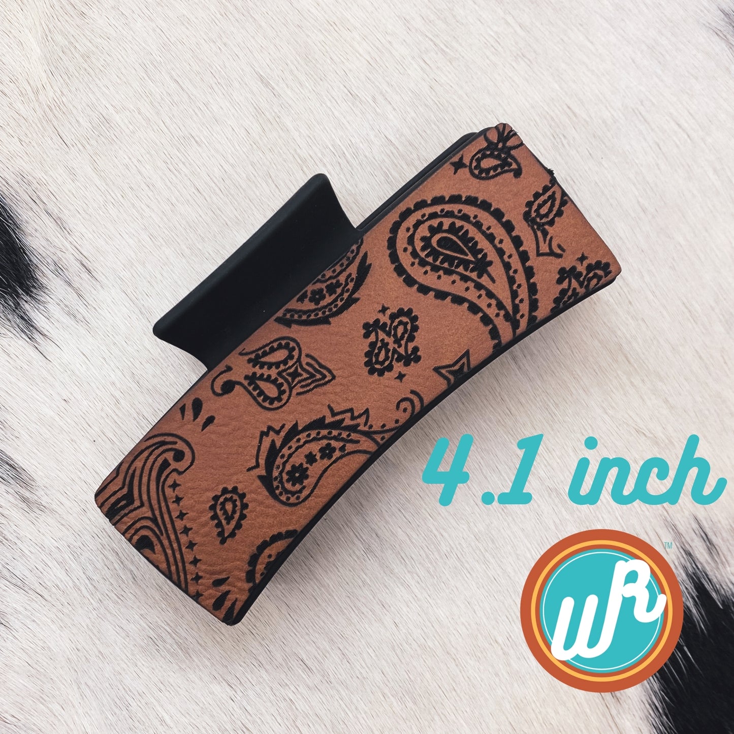 Paisley 4.1" Claw Clip