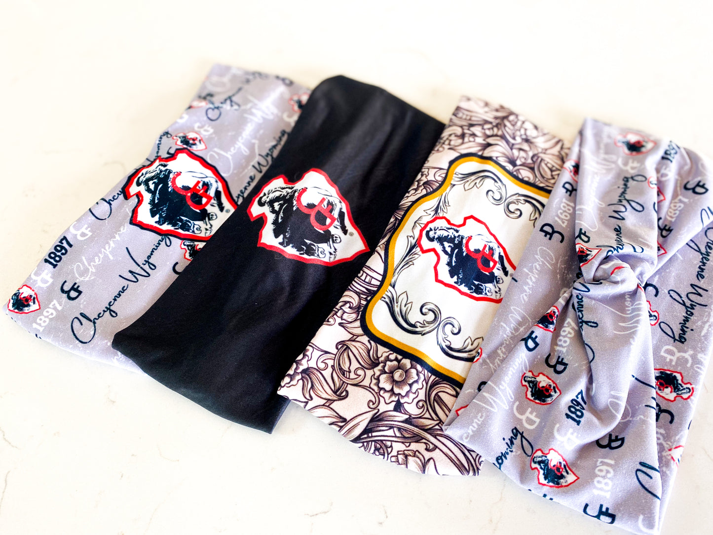CFD Black logo Headband