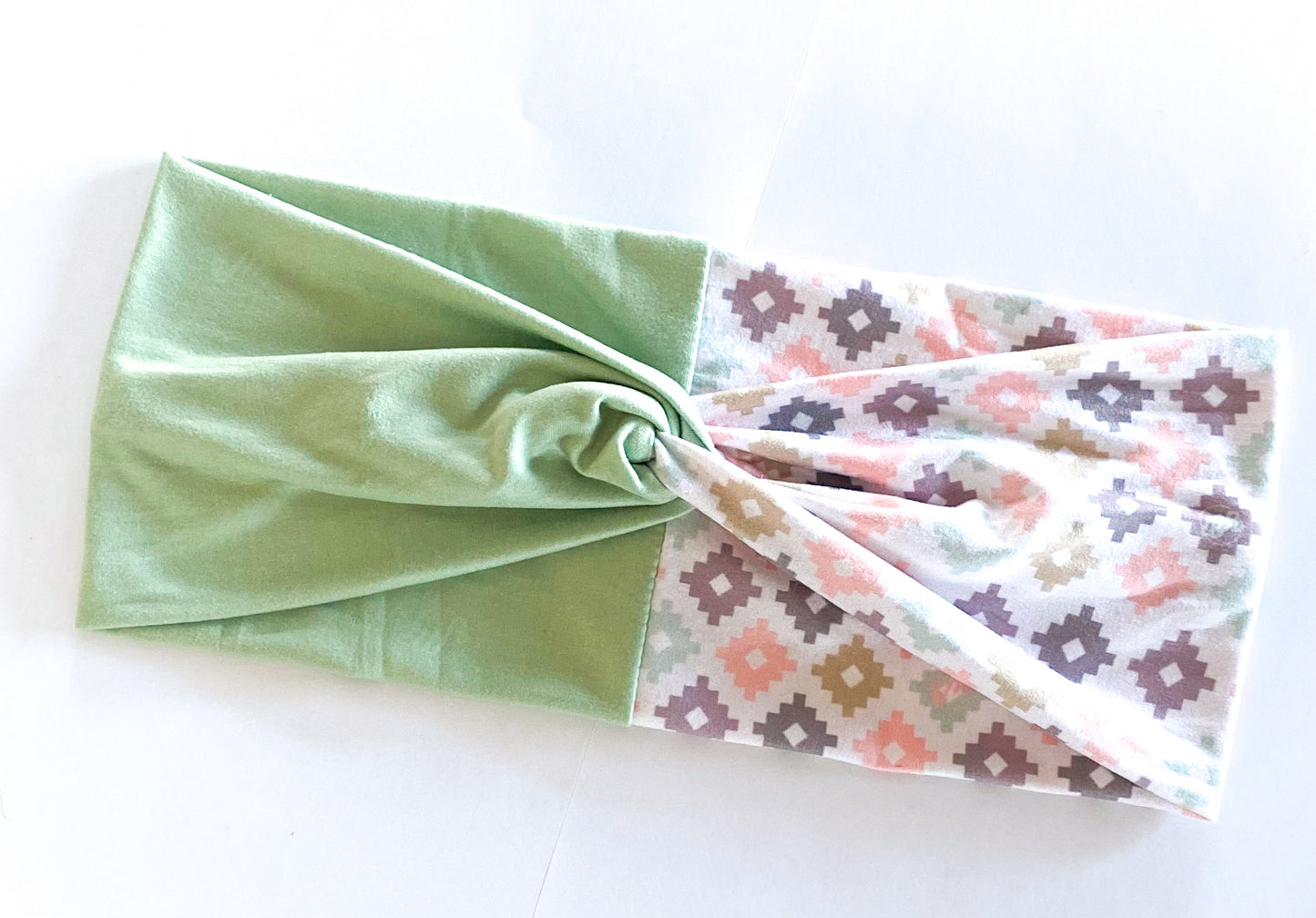Muted Aztec/ Solid Sage