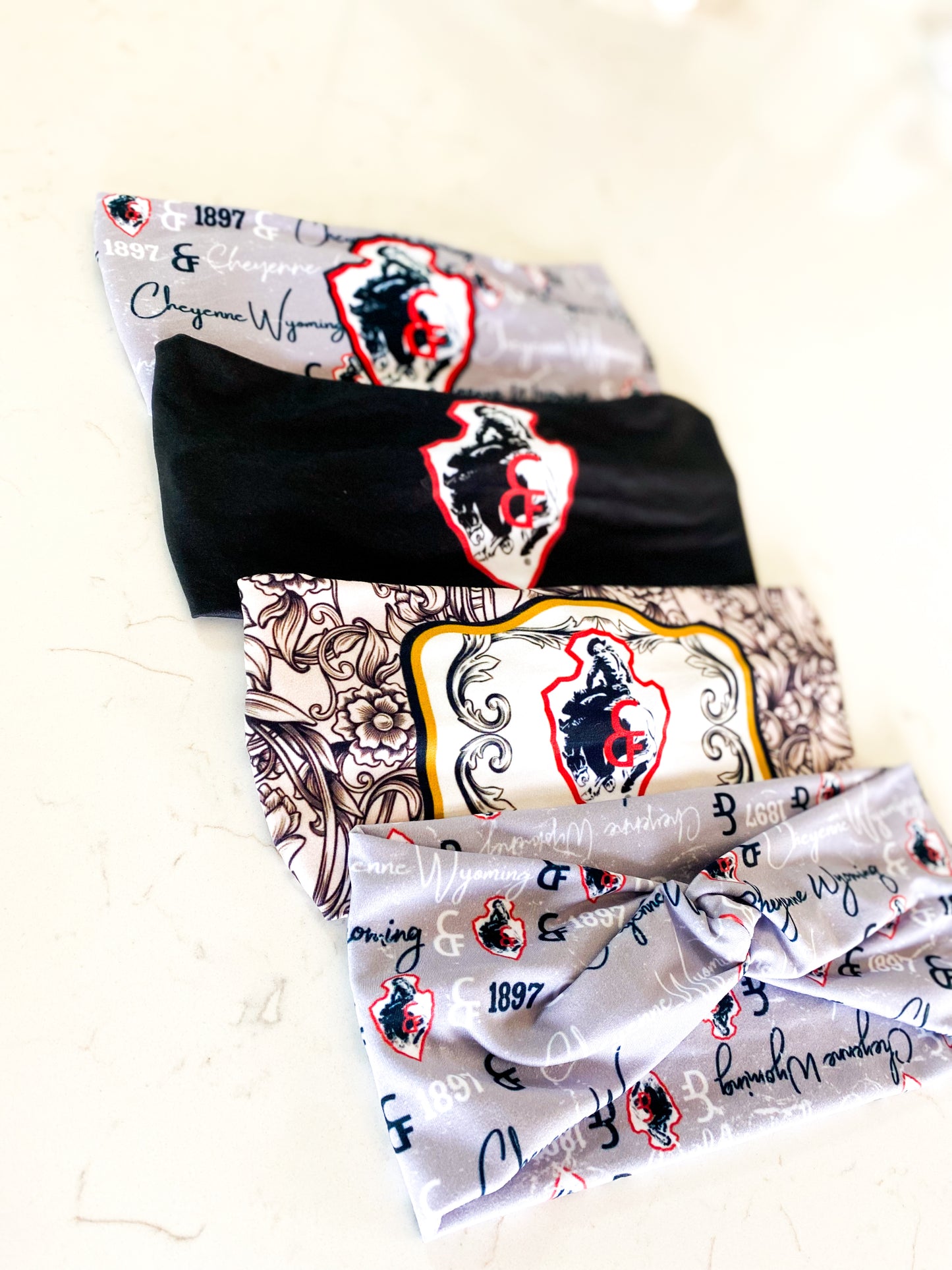 CFD Black logo Headband