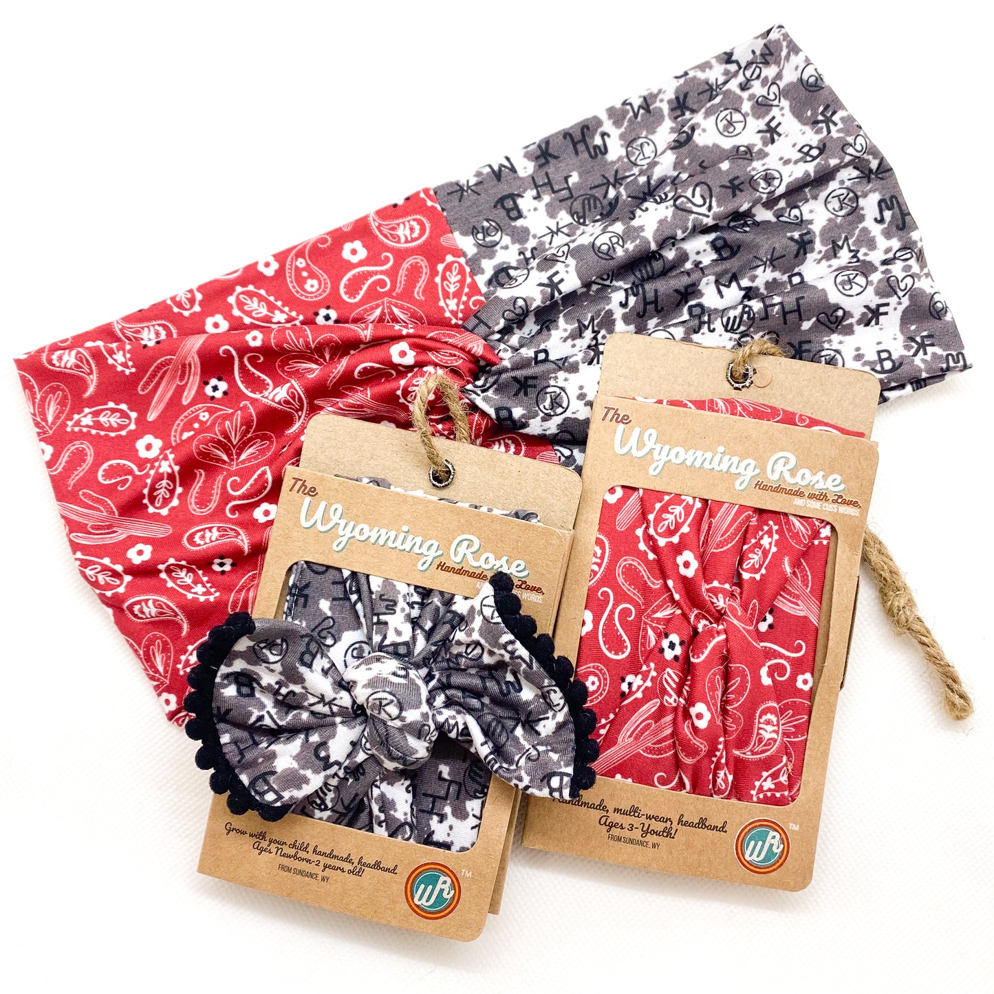 Red Paisley/Cow Print Brands