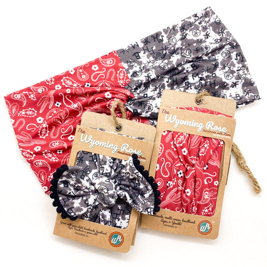 Red Paisley/Cow Print Brands