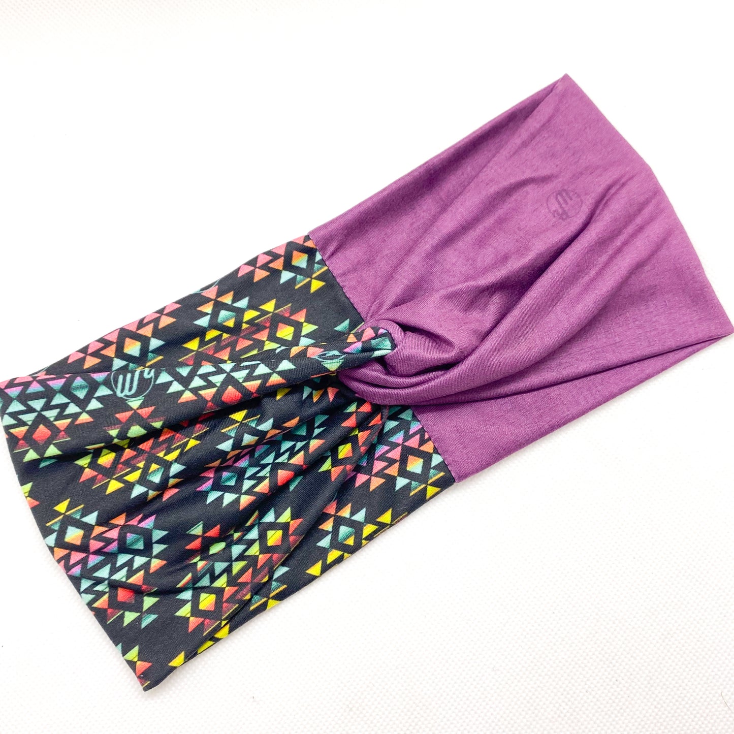 Sunrise Sunset Aztec/Solid Plum