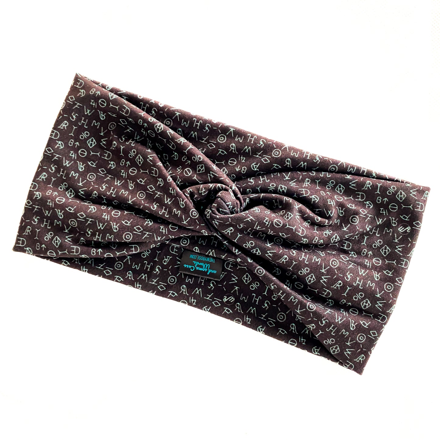 Cattle Brands Turquoise Headband