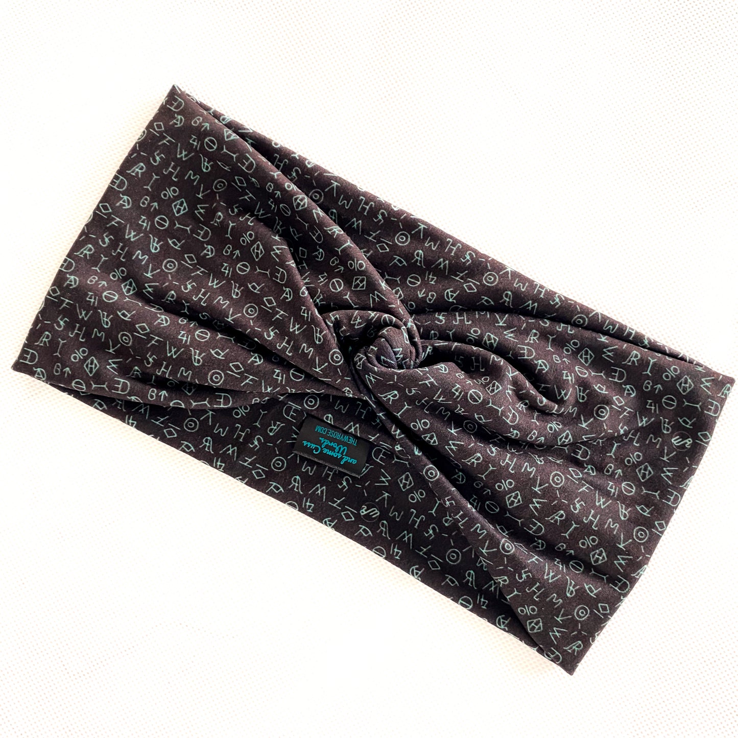 Cattle Brands Turquoise Headband