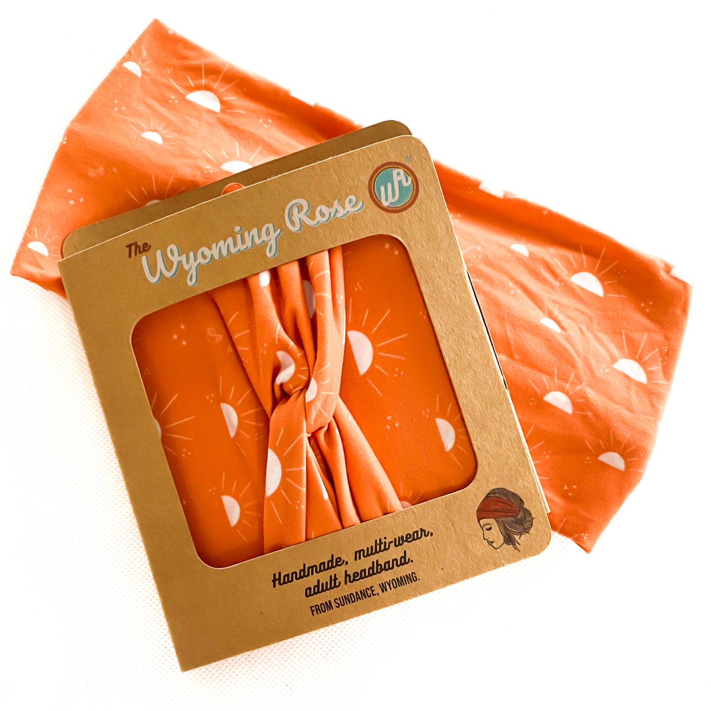Sunrise Orange Headband