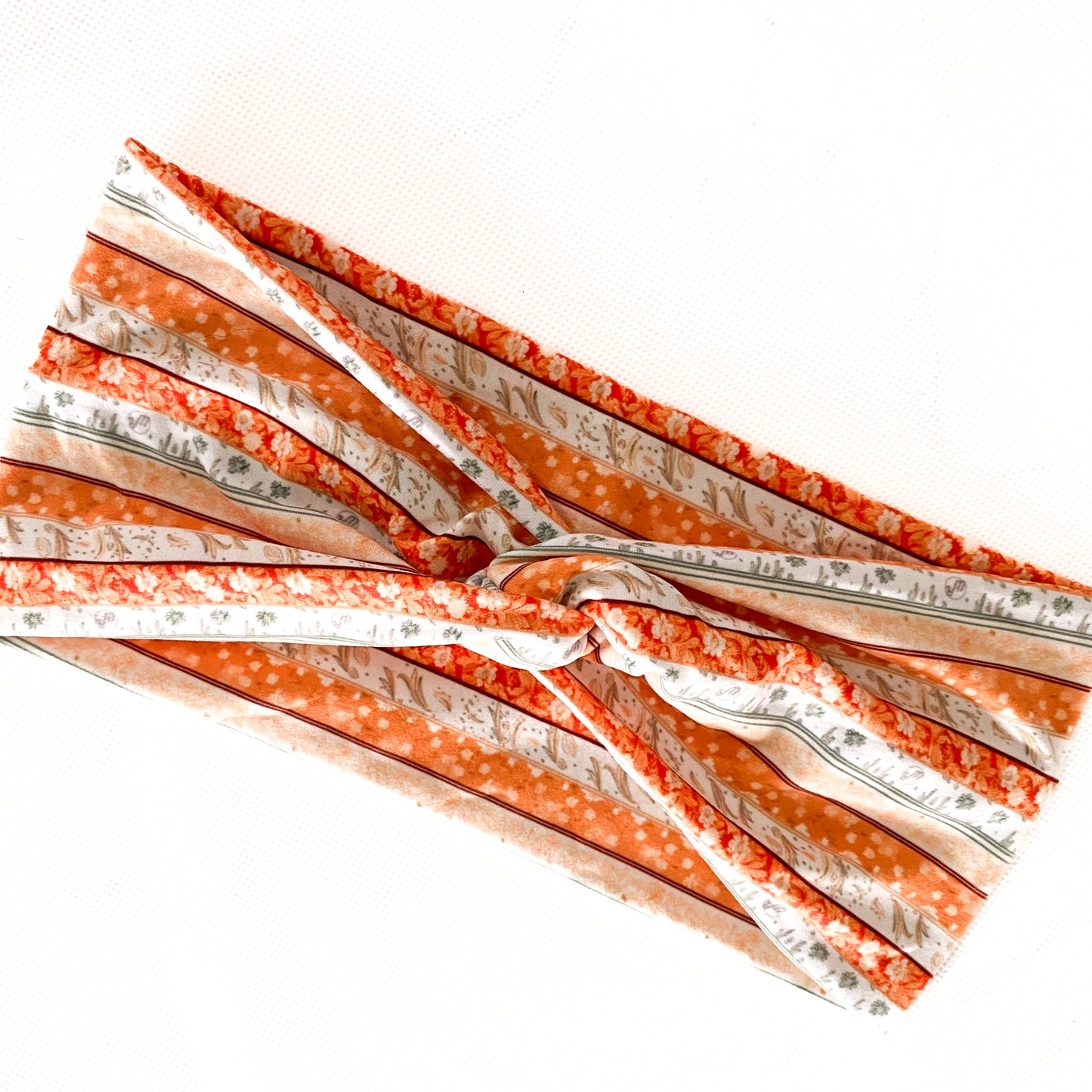 Floral Boho Stripes Headband