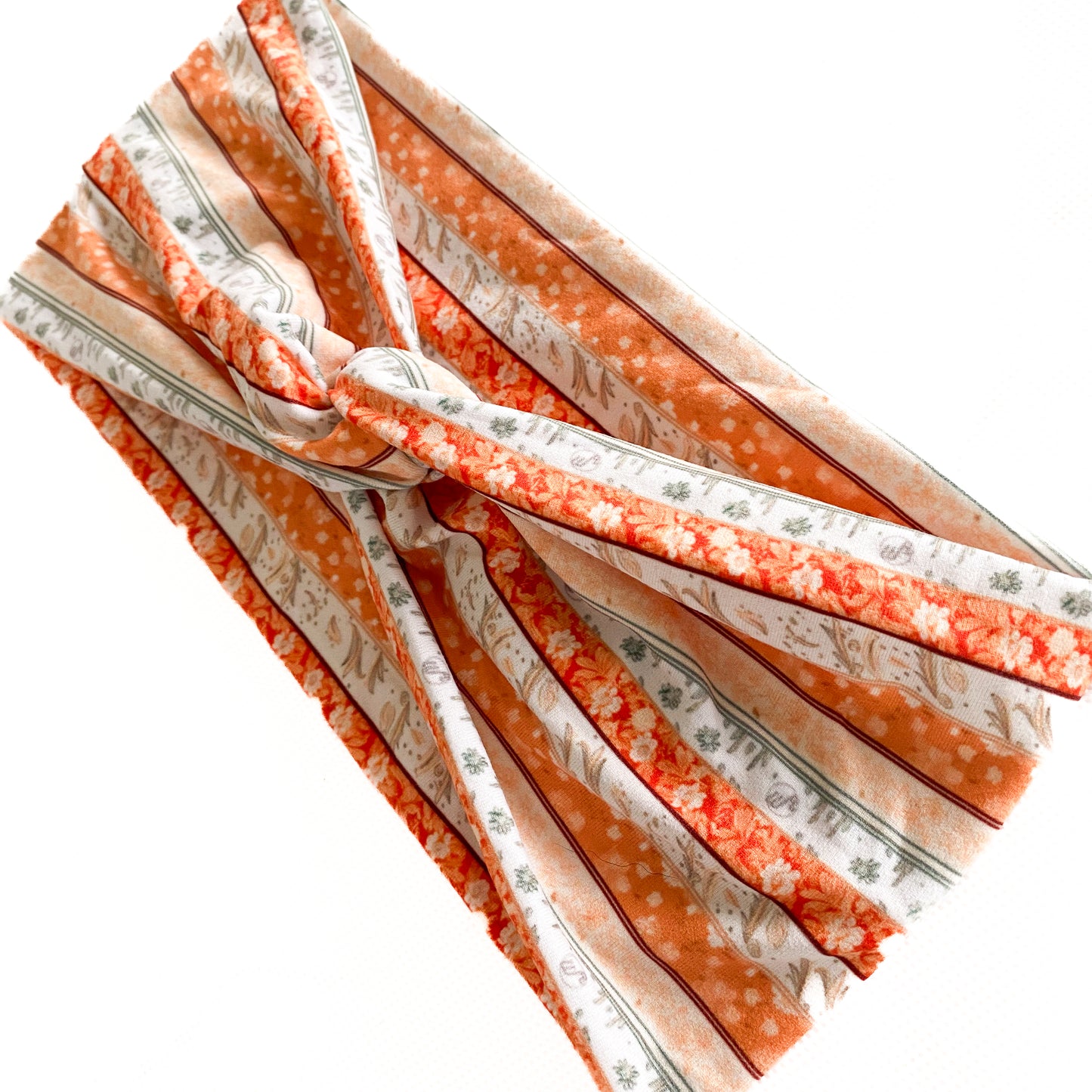 Floral Boho Stripes Headband
