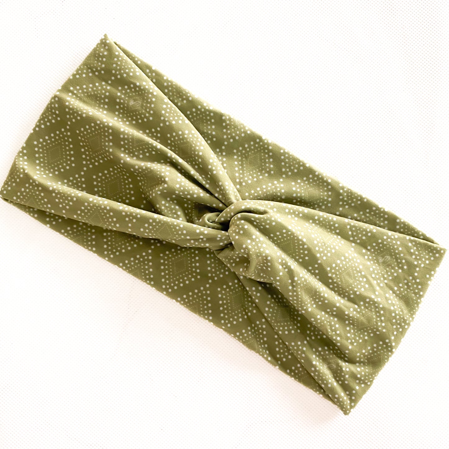 Geometric Green Headband