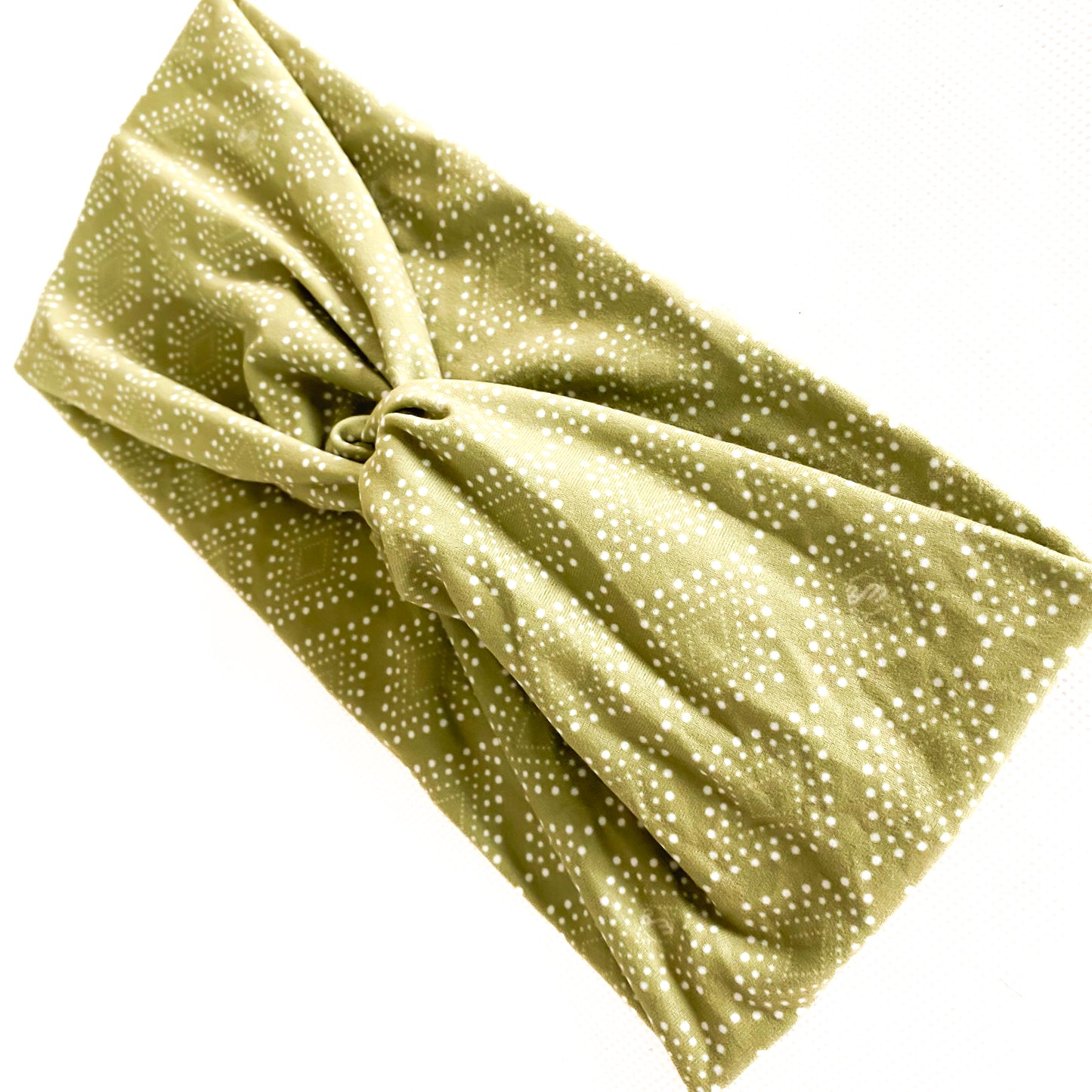 Geometric Green Headband