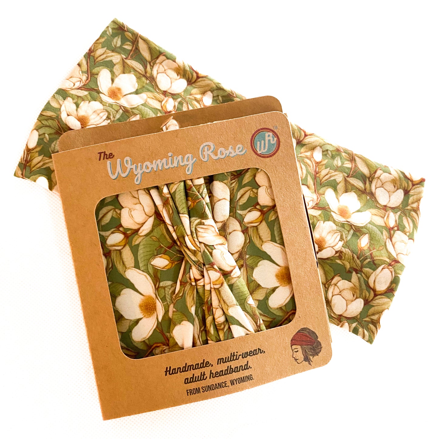 Olive Floral Headband