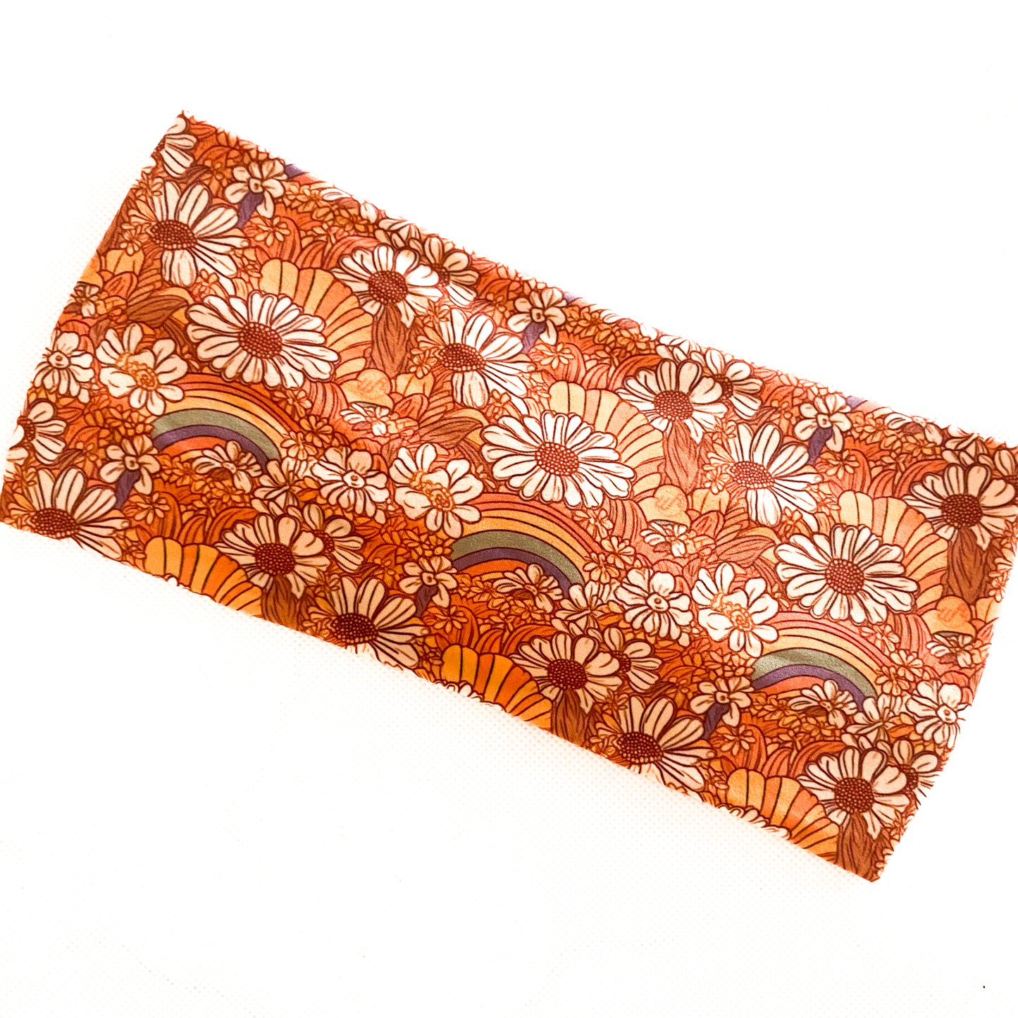 Daisies and Rainbows Retro Headband