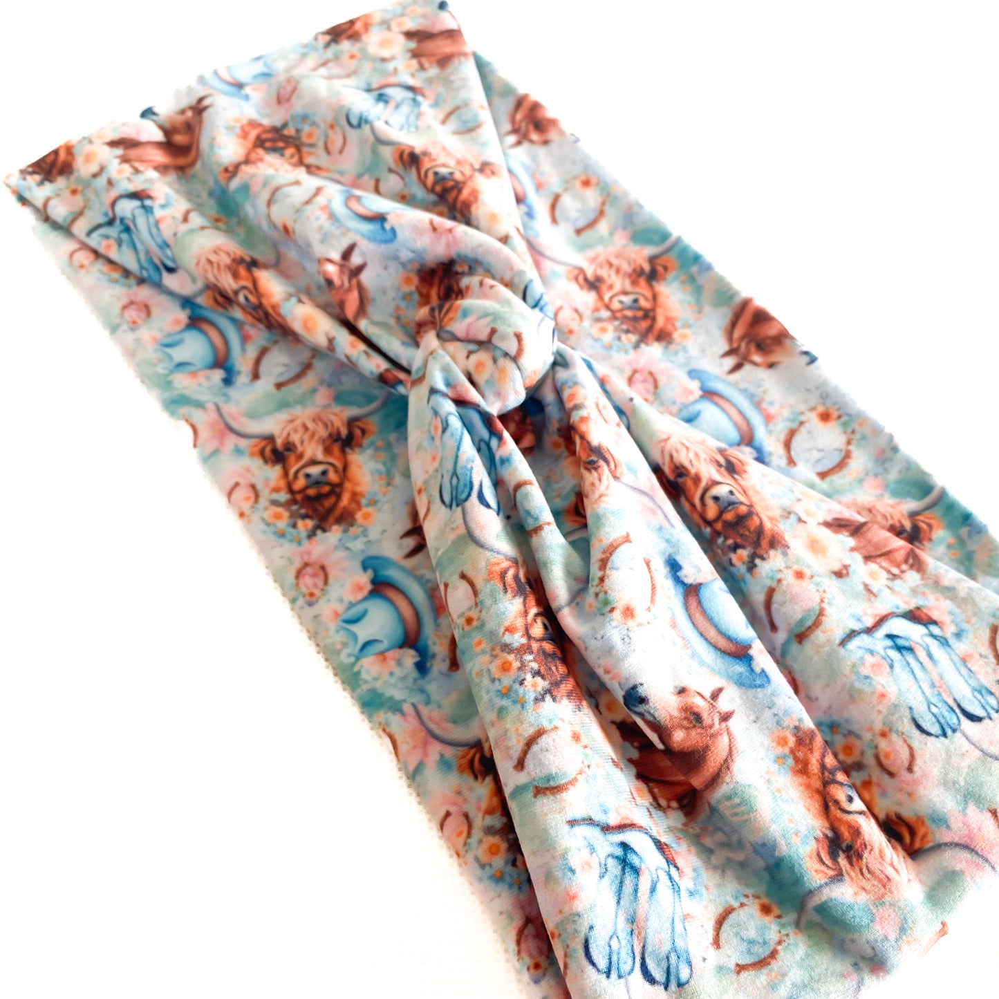 Blue Horse and Scotty Headband