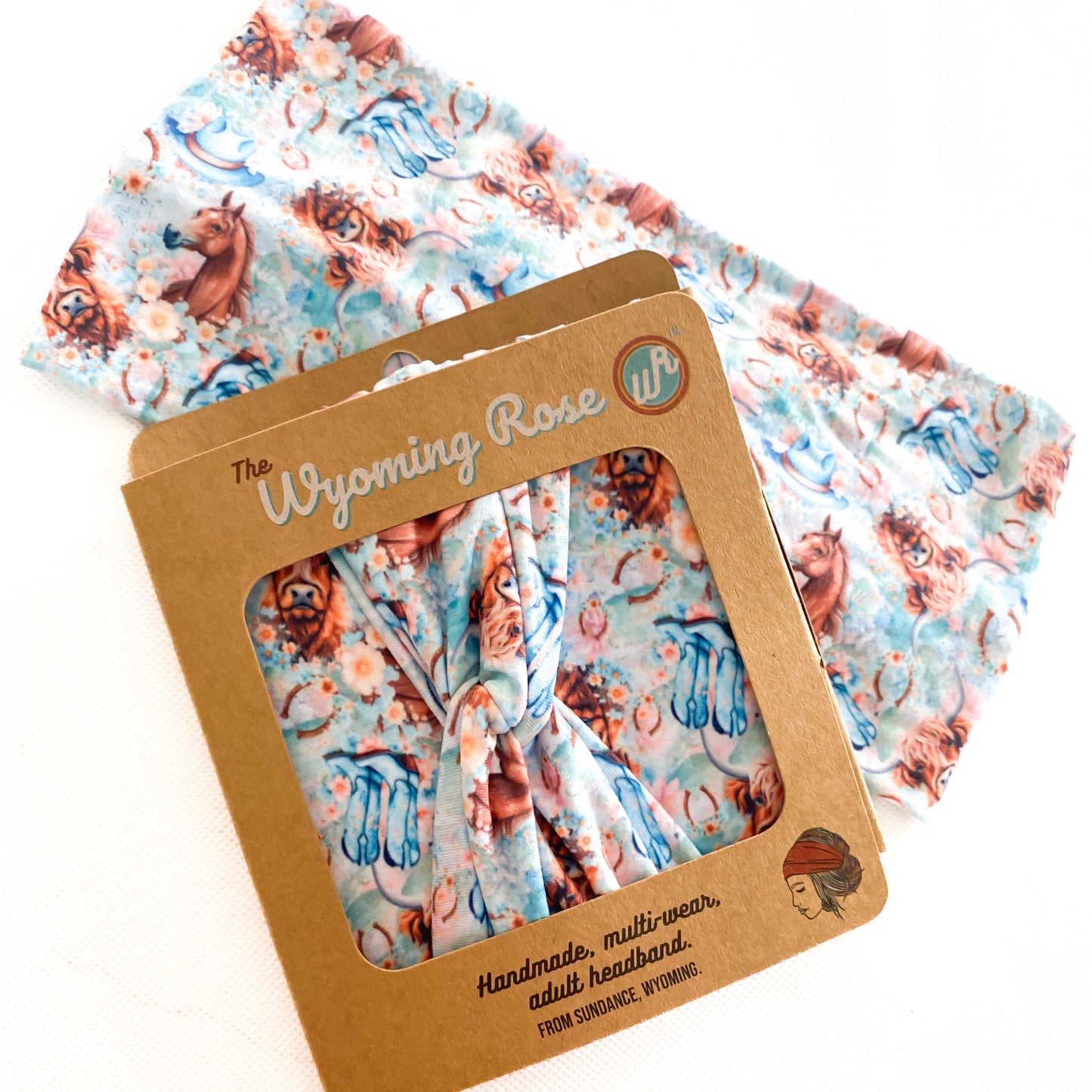 Blue Horse and Scotty Headband