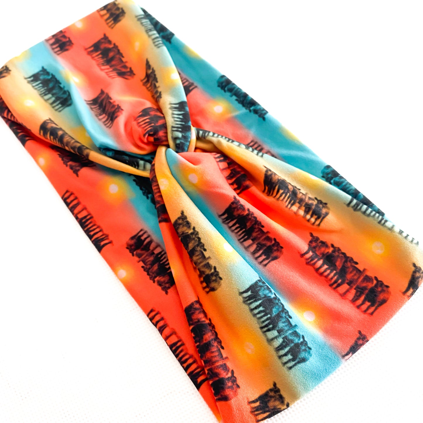 Cattle Sunset Headband