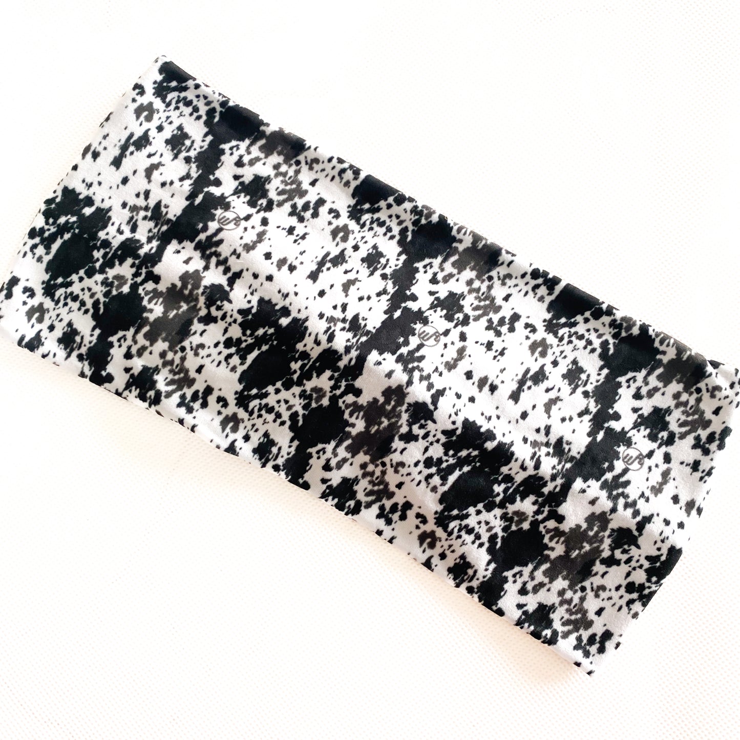 Black Cowhide Headband