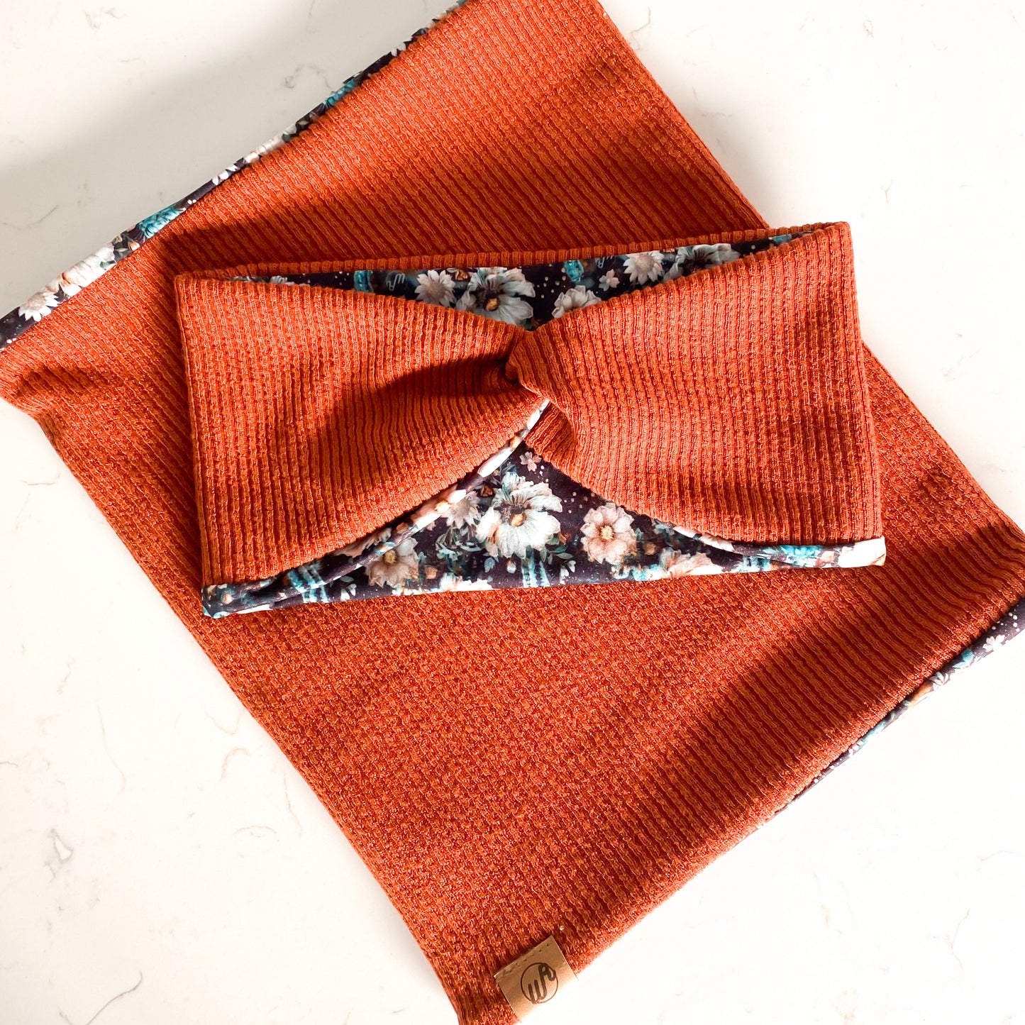 Cactus Floral Meadows and Rust Koozie Set