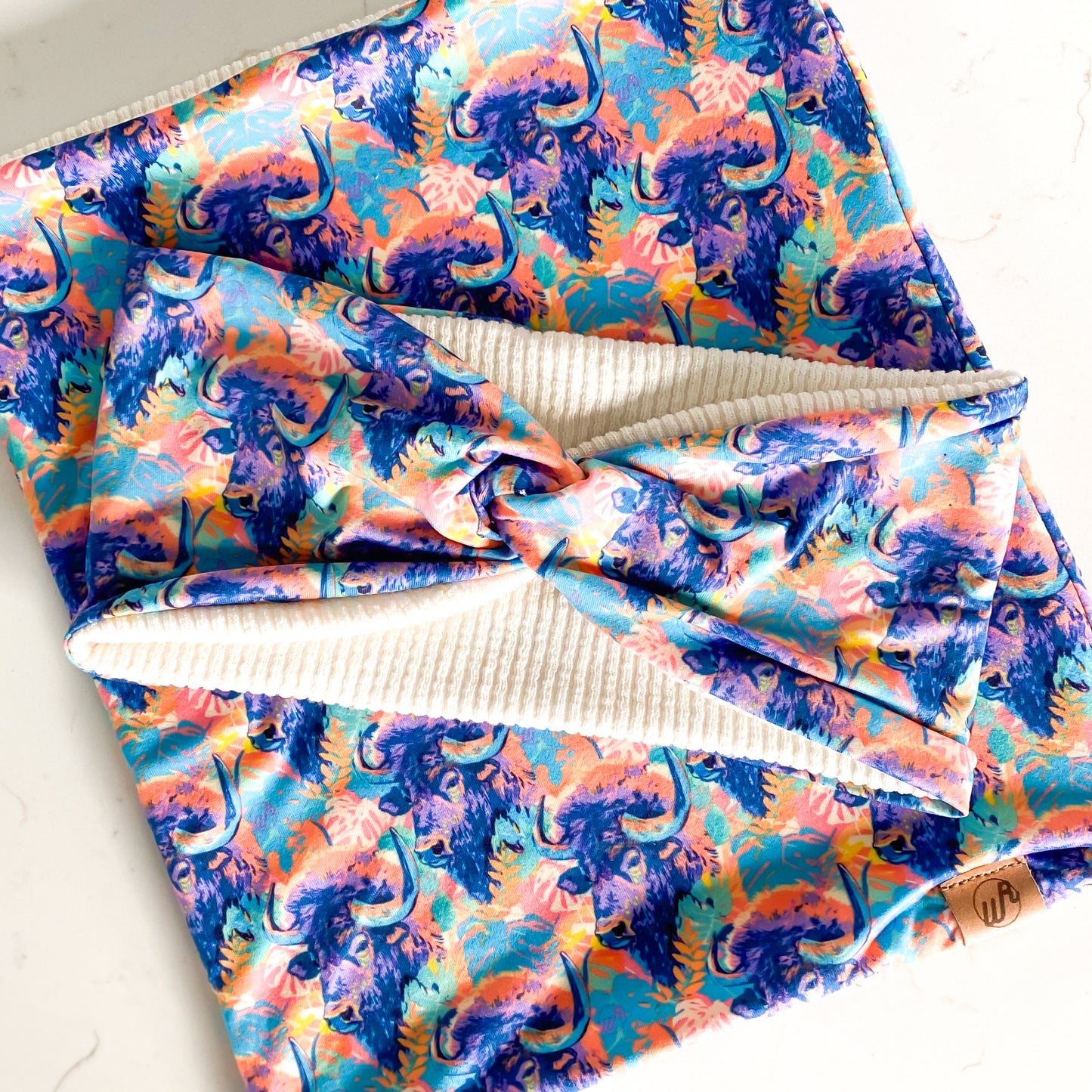 Bison on the Beach and Ivory Koozie Set
