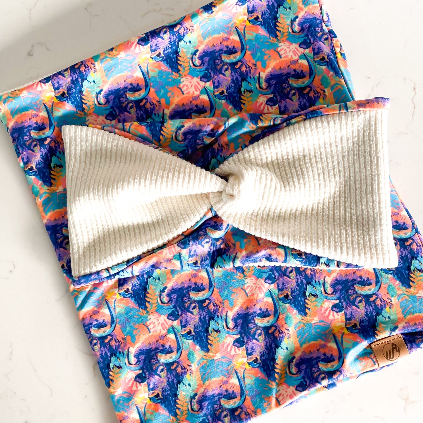 Bison on the Beach and Ivory Koozie Set