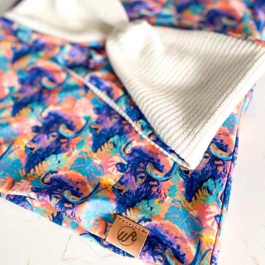 Bison on the Beach and Ivory Koozie Set