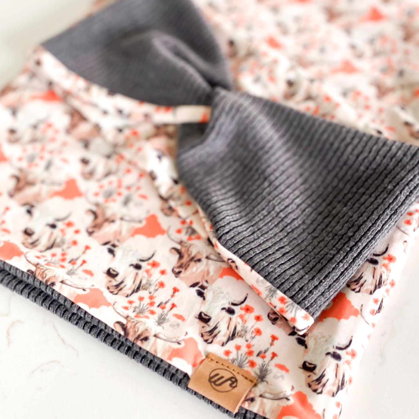 Orange Creamsicle Obsession and Gray Koozie Set