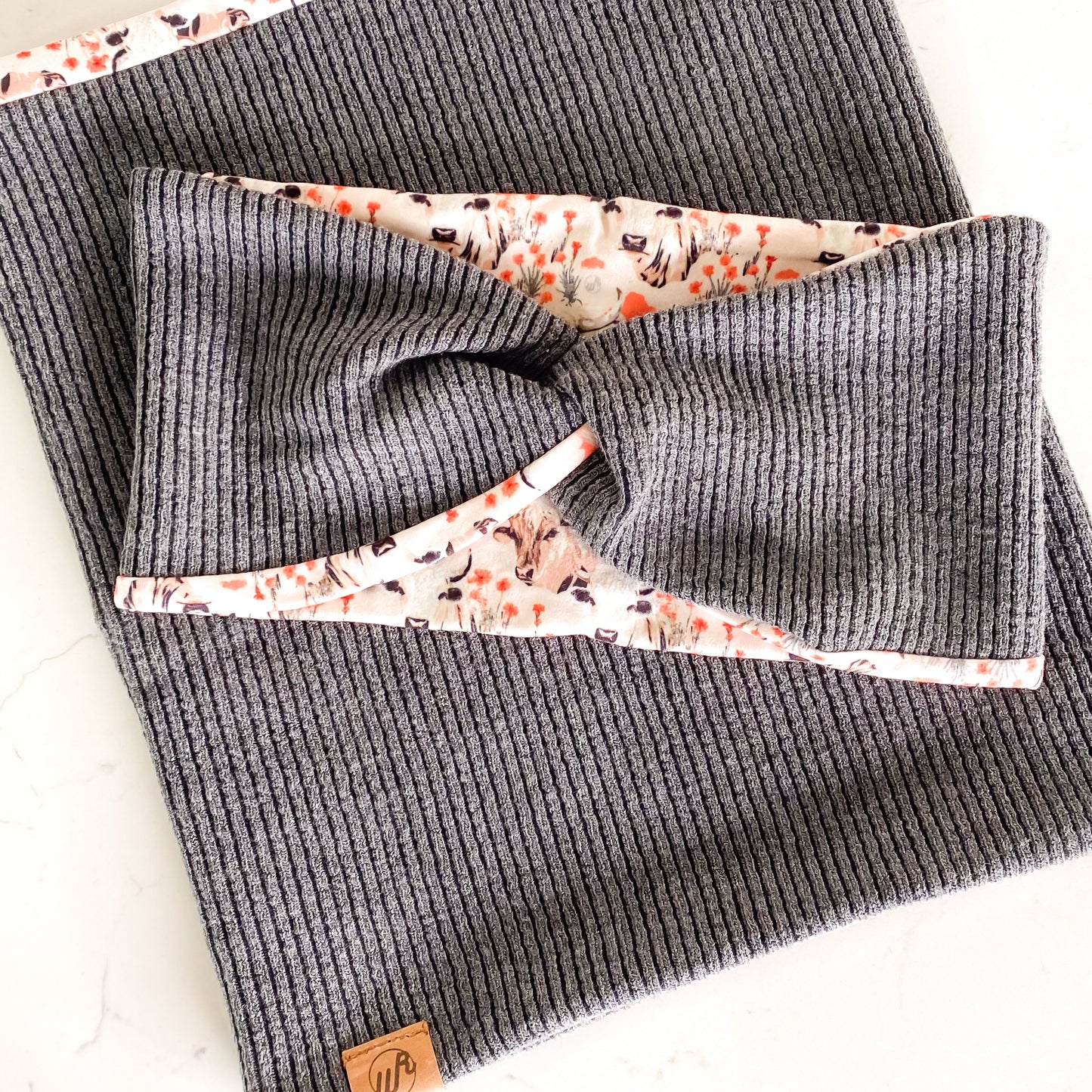 Orange Creamsicle Obsession and Gray Koozie Set