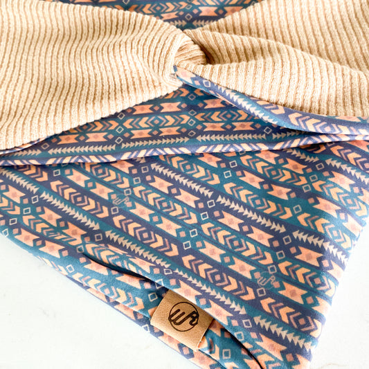 Montana West Tribal and Tan Koozie Set