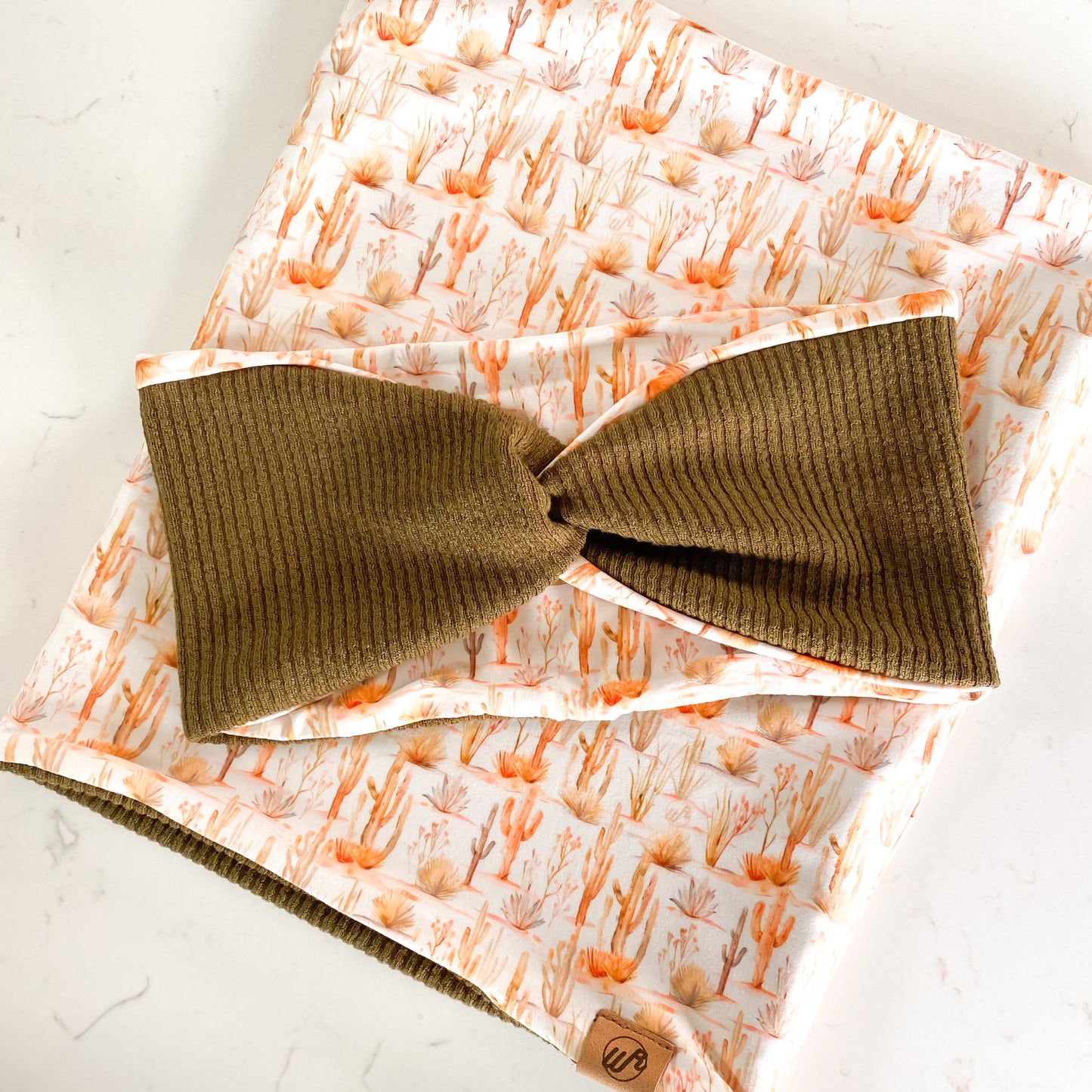 Desert Meadows and Olive Koozie Set