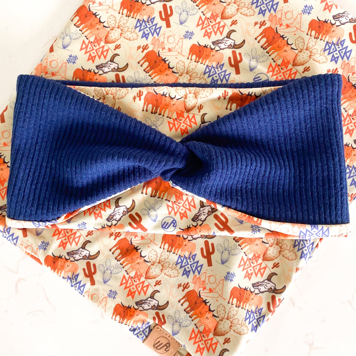 Aztec Herd and Blue Koozie Set