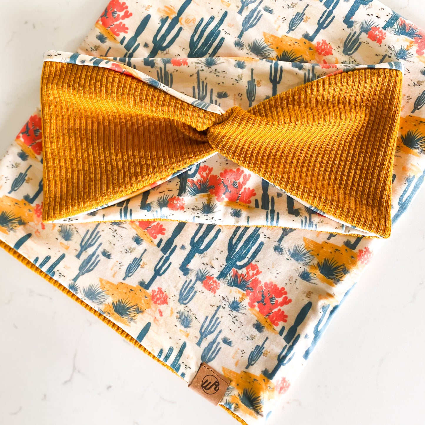 Cactus Ablaze and Mustard Koozie Set