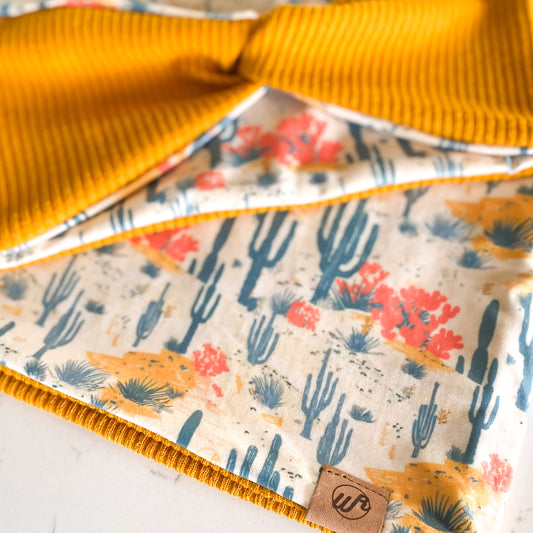 Cactus Ablaze and Mustard Koozie Set