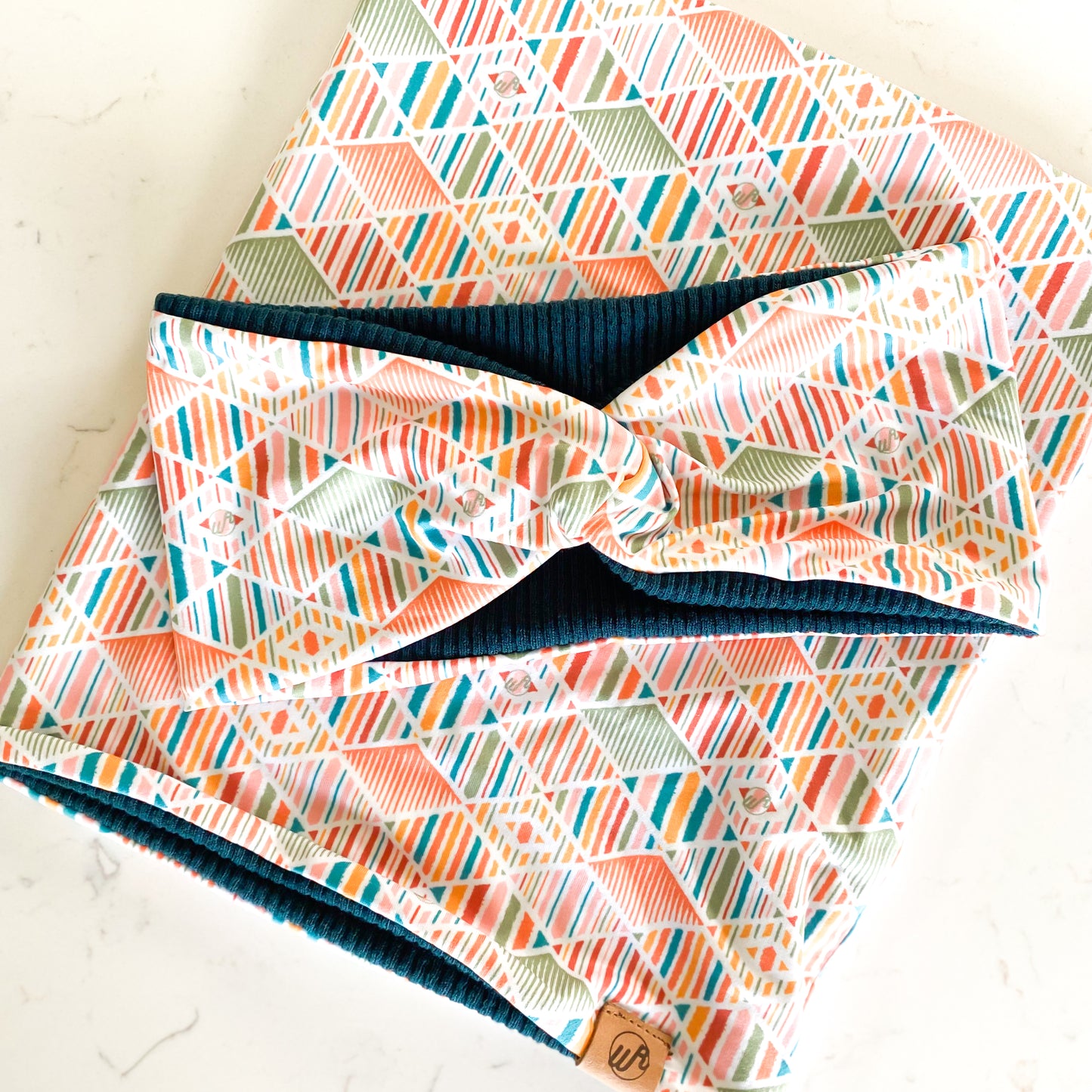 Diamond Sands and Teal Koozie Set