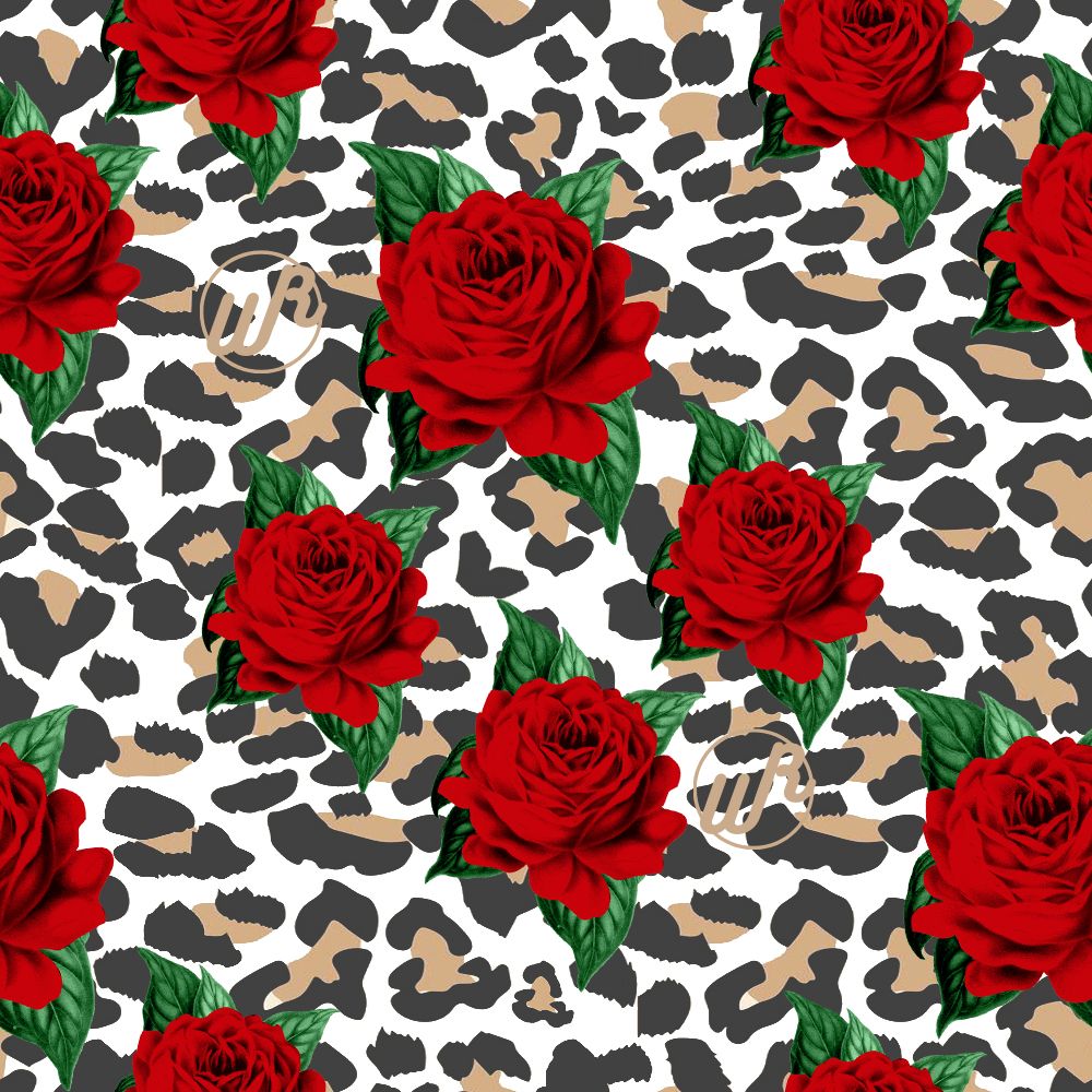 leopard print  Red Rose Style