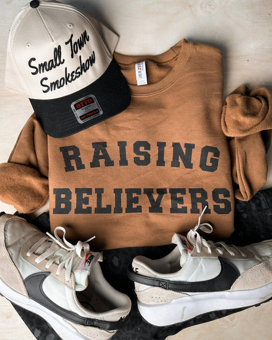 Raising Believers Pecan Graphic Sweatshirt : S