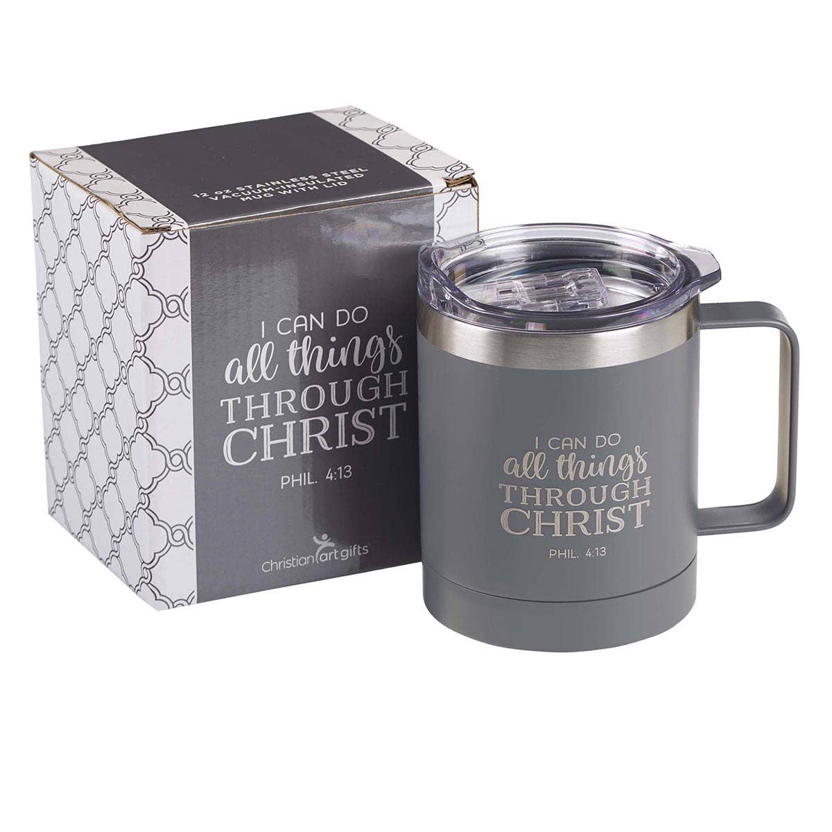 I Can Do All Things Through Christ: Phil. 4:13 Travel Mug