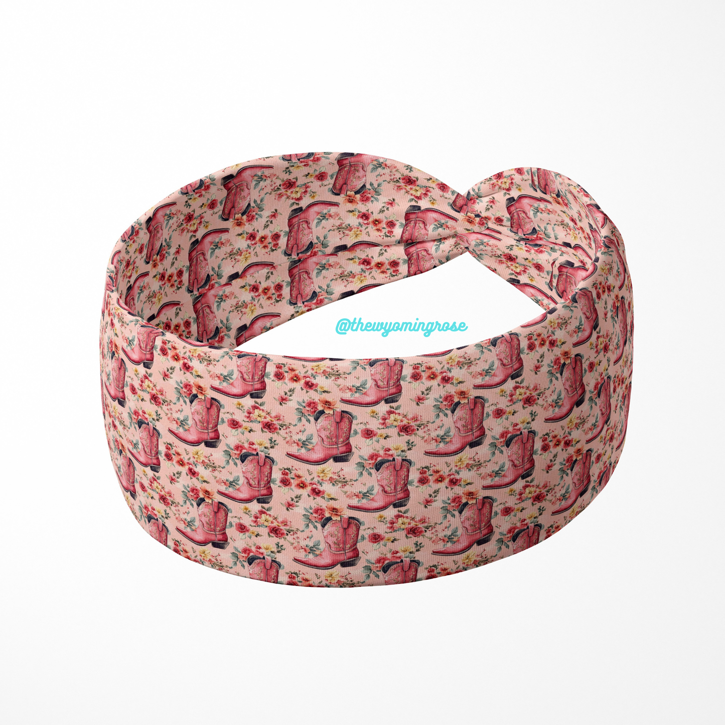 Pink Boots Headband