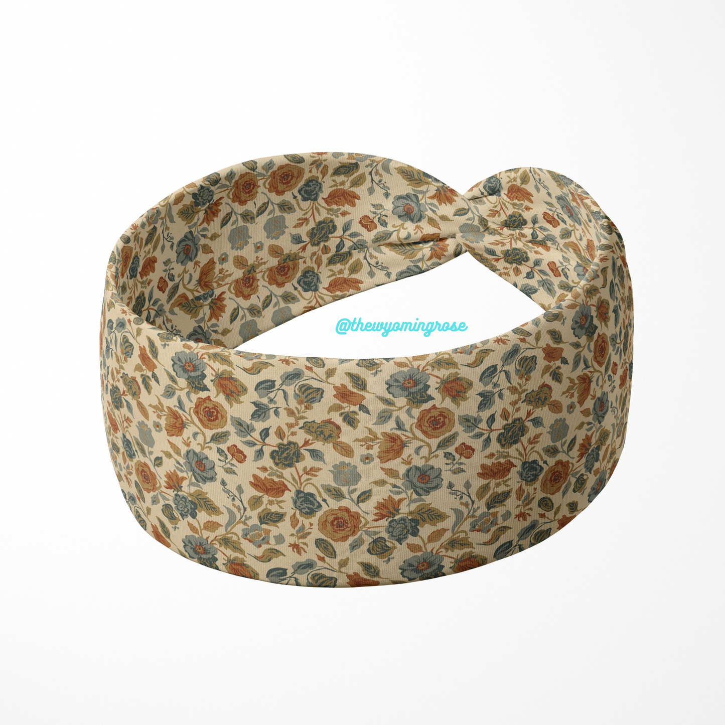 Tan Floral Headband