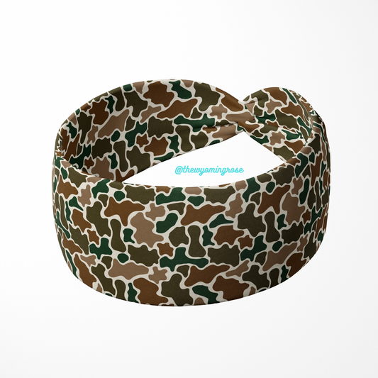 Brown Duck Camo Headband