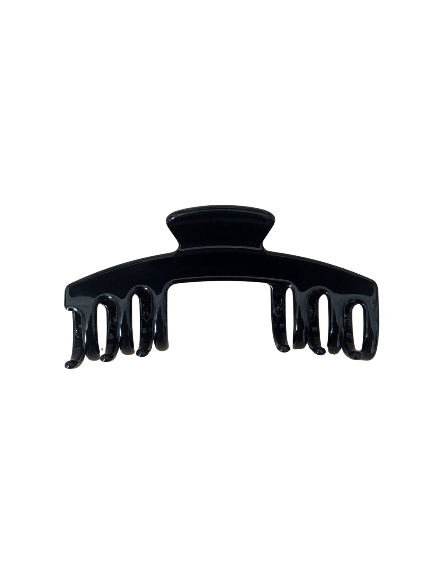SOLID BLACK Baseball Cap Claw Clip