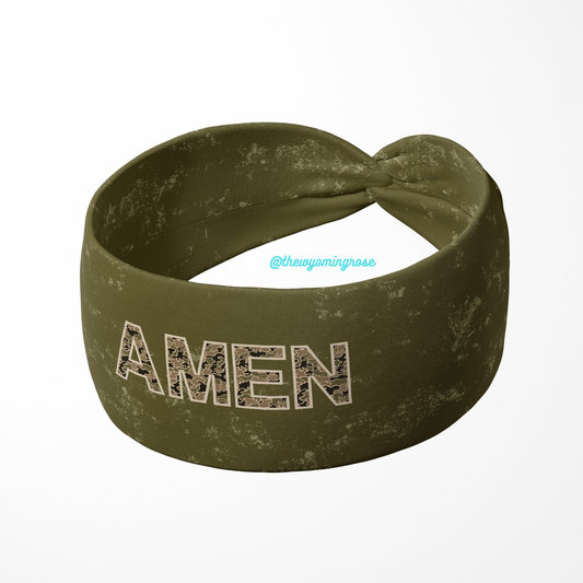 Amen Camo Headband