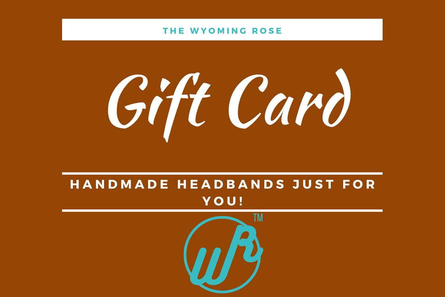 The Wyoming Rose Gift Card