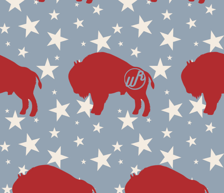 Patriotic Buffalo