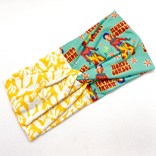 Sonora Sun/Vintage Howdy Cowboy Headband