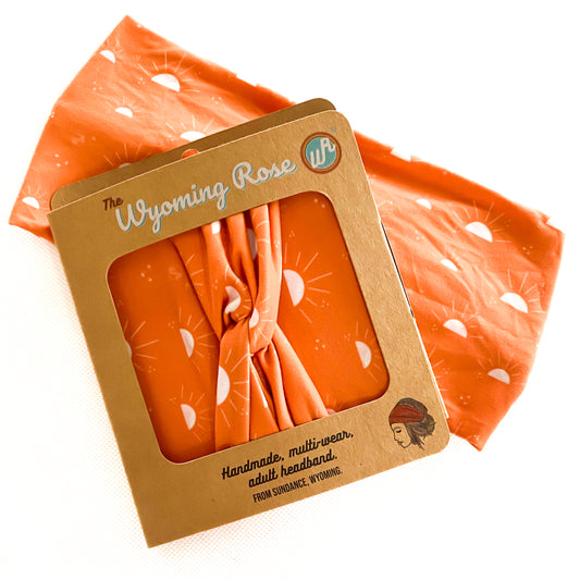 Sunrise Orange Headband