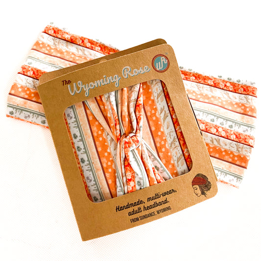 Floral Boho Stripes Headband