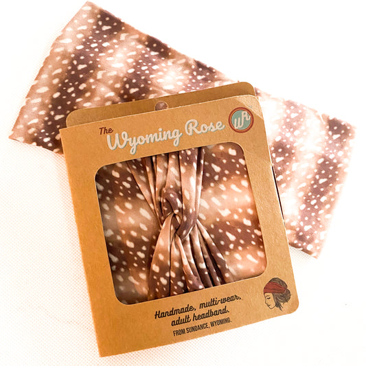 Fawn Print Headband