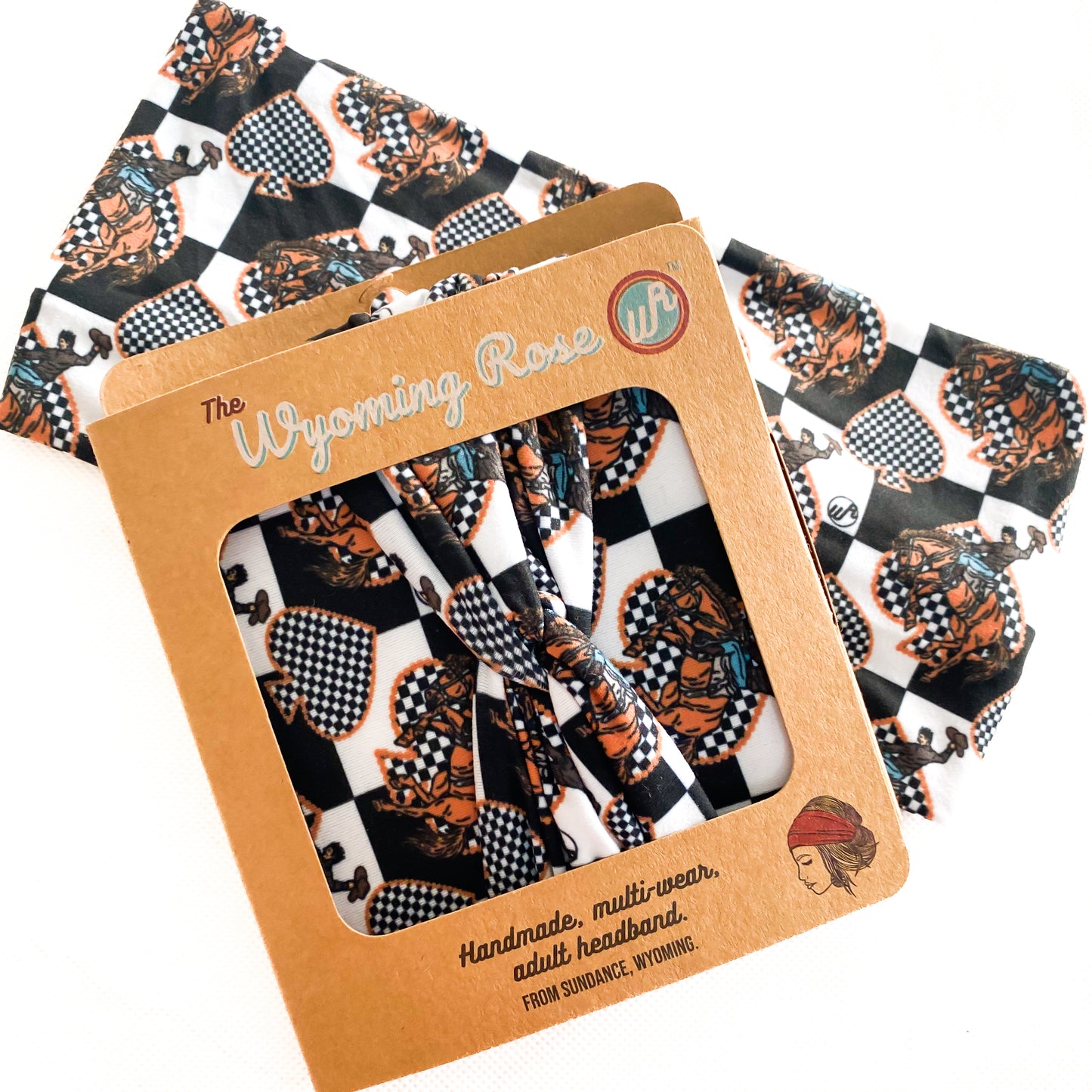 Checkered Rodeo Headband
