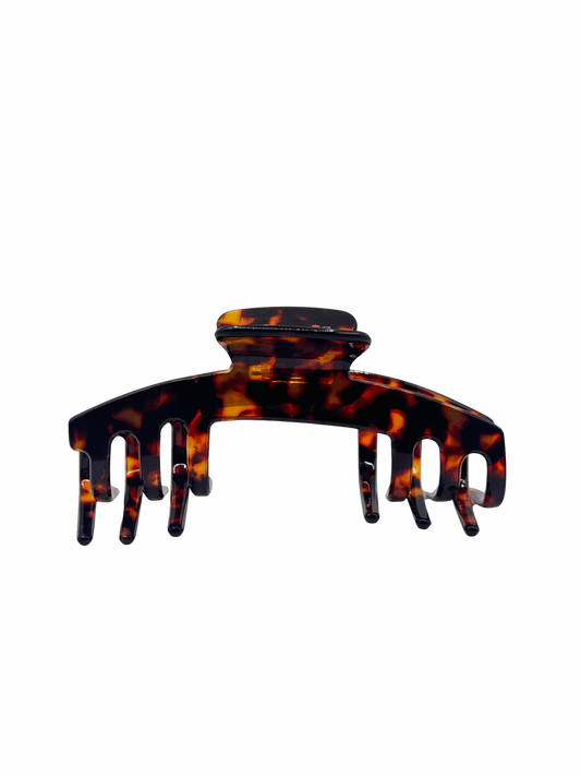 BROWN TORTOISE Baseball Cap Claw Clip